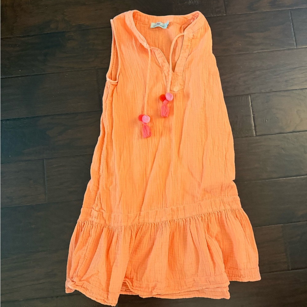 Vineyard Vines Orange Sleeveless Dress Size XS
